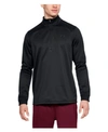 Under Armour Men's Ua Tech Half-zip Pullover In Black/black