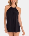 Magicsuit Parker Golden Opportunity One-piece Swimsuit/swimdress In Black