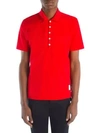 THOM BROWNE Short-Sleeve Relaxed-Fit Cotton Polo