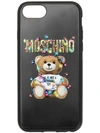 MOSCHINO MOSCHINO 玩具印花手机壳 - 黑色