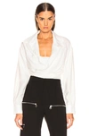 JACQUEMUS JACQUEMUS OURIKA TOP IN OFF WHITE,JQUF-WS38