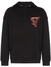 GIVENCHY EMBROIDERED BRANDING HOODED JUMPER