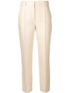 EMILIO PUCCI CROPPED WOOL-BLEND TAILORED TROUSERS