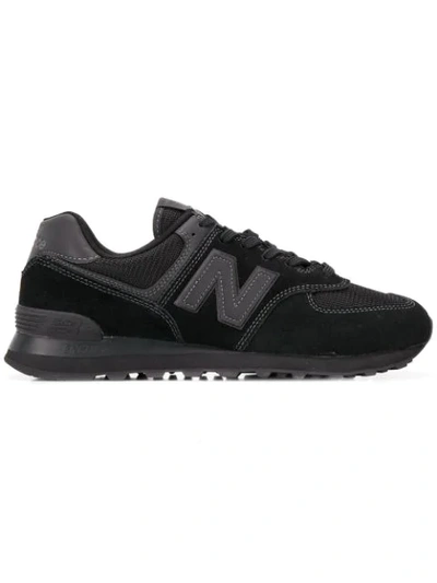 New Balance Man Sneakers Black Size 9 Leather