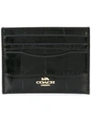 COACH EMBOSSED FLAT CARD CASE