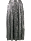 MSGM PLEATED MAXI SKIRT