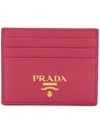 PRADA PRADA SAFFIANO CARD HOLDER - PINK