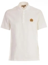 BURBERRY BURBERRY EMBROIDERED CREST POLO SHIRT