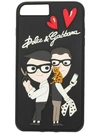 DOLCE & GABBANA DESIGNER PATCH IPHONE 7/8 PLUS CASE