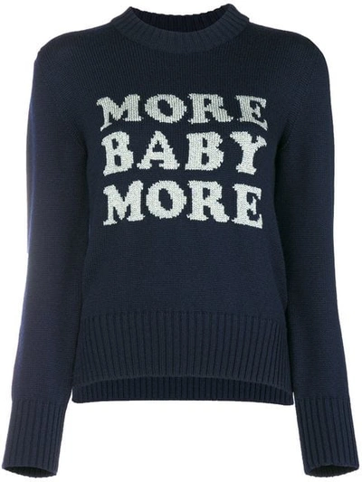 Christopher Kane More Baby More针织毛衣 - 蓝色 In Black