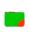 Comme Des Garçons Red Green And Blue Fluorescent Wallet