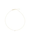 ZOË CHICCO 14KT YELLOW GOLD SINGLE DIAMOND CHAIN NECKLACE