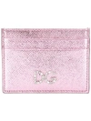 DOLCE & GABBANA DG CRYSTAL LOGO CARDHOLDER