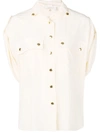 CHLOÉ CHLOÉ BUTTONED LOOSE SHIRT - NEUTRALS