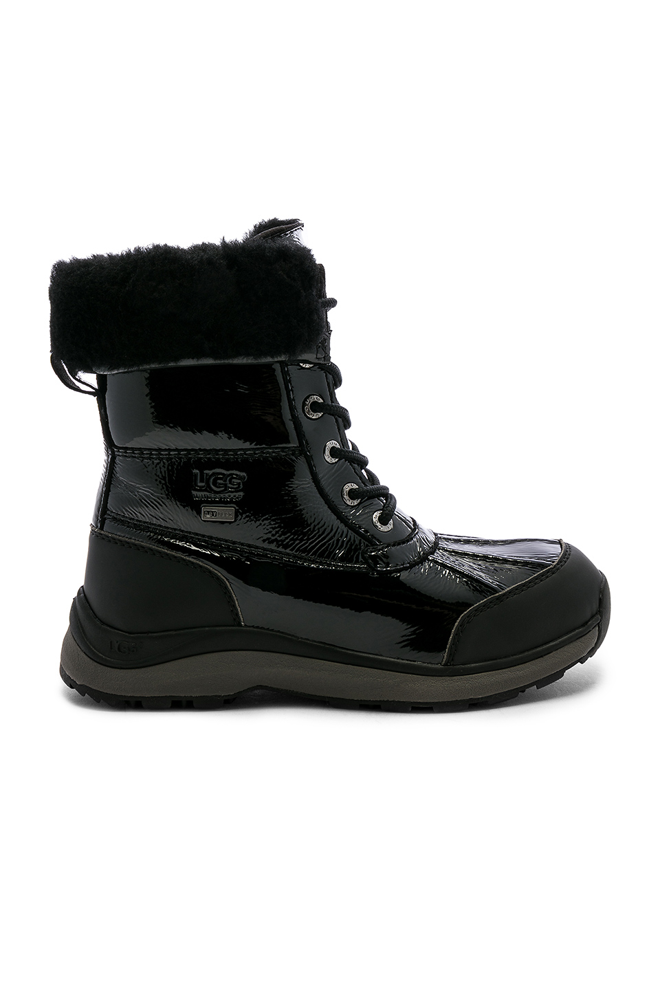 Ugg Adirondack Iii Patent Boot In Black | ModeSens