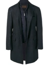 CORNELIANI layered overcoat