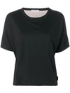 ALEXANDER WANG T T BY ALEXANDER WANG ROUND NECK T-SHIRT - 黑色