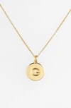 KATE SPADE ONE IN A MILLION INITIAL PENDANT NECKLACE,WBRU7660