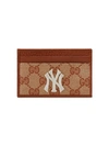 GUCCI ORIGINAL GG CARD CASE WITH NY YANKEES™ PATCH
