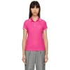 MONCLER MONCLER PINK LOGO POLO