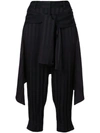 HELLESSY LAYERED CROPPED TROUSERS