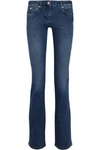 ROBERTO CAVALLI ROBERTO CAVALLI WOMAN MID-RISE BOOTCUT JEANS MID DENIM,3074457345619783700