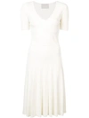JASON WU COLLECTION PLEATED KNITTED DRESS