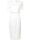JASON WU COLLECTION LAYERED FITTED DRESS