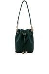 THE DAILY EDITED THE DAILY EDITED MINI BUCKET BAG IN FOREST GREEN,TDAI-WY22