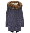 BURBERRY FAUX FUR-TRIMMED PARKA,P00363878