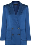 ROLAND MOURET TALBOT HAMMERED SILK-BLEND BLAZER