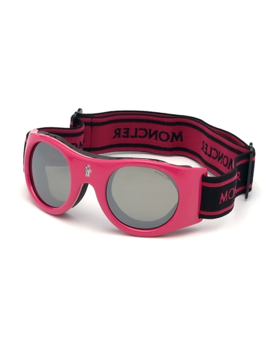 Moncler City Goggles In Pink