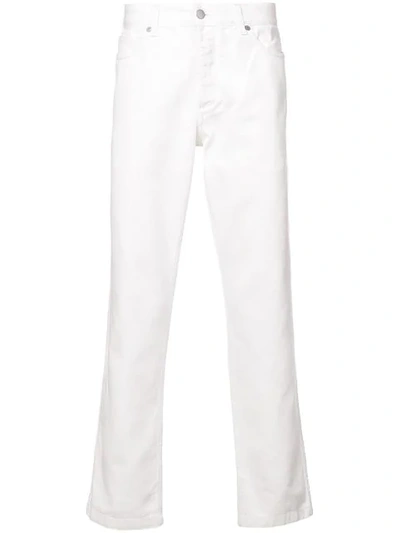 Norse Projects Edvard Twill Trousers In White