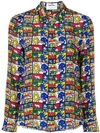 ALICE AND OLIVIA HARING COLLAGE SHIRT