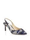 JIMMY CHOO Erin Denim Slingback Pumps