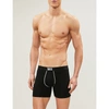 Saxx Slim-fit Stretch-jersey Boxer Briefs In Black