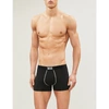 Saxx Slim-fit Stretch-jersey Boxer Briefs In Black