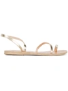 ANCIENT GREEK SANDALS ANCIENT GREEK SANDALS APLI ELEFTHERIA SANDALS - METALLIC