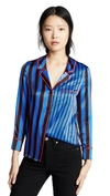 ALICE AND OLIVIA Keir Piped Pajama Top