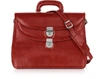 L.A.P.A. BRIEFCASES WOMEN'S RED LEATHER BRIEFCASE