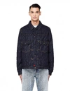 VISVIM VISVIM SS 101 WASHED DENIM DOWN FILLED JACKET,5013001/ONEWASH