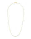 JUDE FRANCES 18K GOLD HAMMERED CIRCLE CHAIN NECKLACE, 18"L,PROD216030232