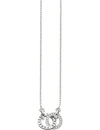 THOMAS SABO THOMAS SABO WOMENS LOBSTER TOGETHER FOREVER STERLING SILVER NECKLACE,67618514