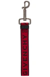 GIVENCHY GIVENCHY STRAP KEYRING IN RED.,GIVE-MA30