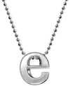 ALEX WOO LITTLE LETTER BY ALEX WOO INITIAL PENDANT NECKLACE IN STERLING SILVER