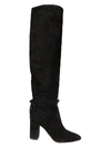 AQUAZZURA LACED DETAIL OVER-THE-KNEE BOOTS,10771179