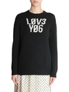 RED VALENTINO OVERSIZE FIT SWEATER,10771444