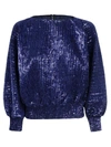 Rta Sequin Embellished Blouse In Blue