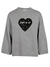 RED VALENTINO RED VALENTINO FORGET ME NOT HEART JUMPER,10771176