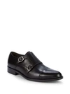 TO BOOT NEW YORK GODDREY LEATHER DOUBLE MONK-STRAP LOAFERS,0400098943872